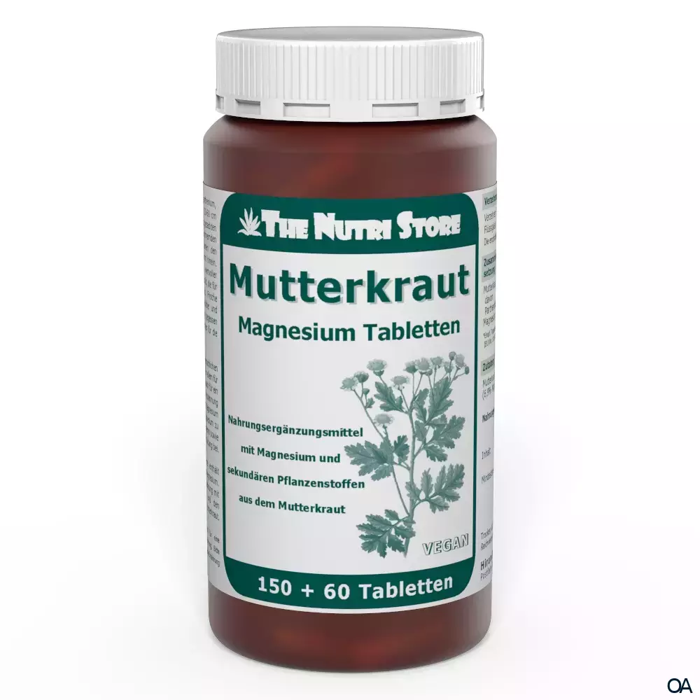 The Nutri Store Mutterkraut Magnesium Tabletten