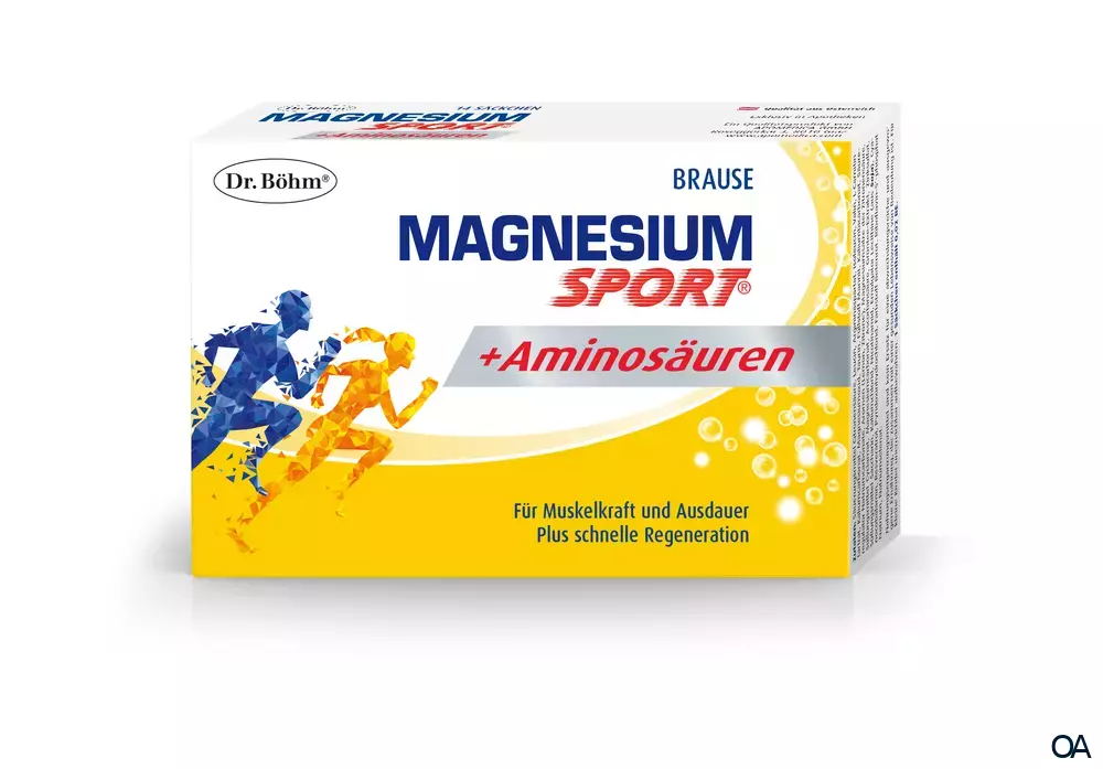 Dr. Böhm® Magnesium Sport® + Aminosäuren Brausegranulat