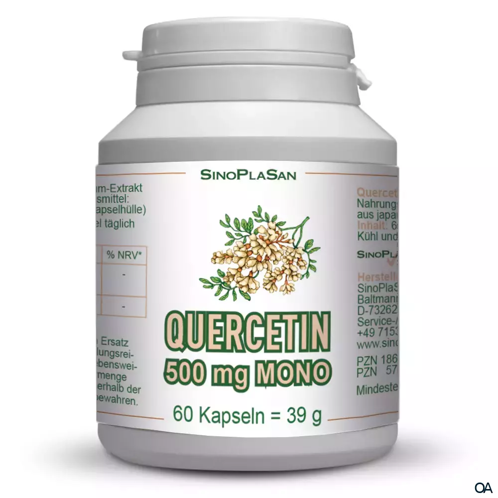 SinoPlaSan Quercetin 500 mg MONO Kapseln