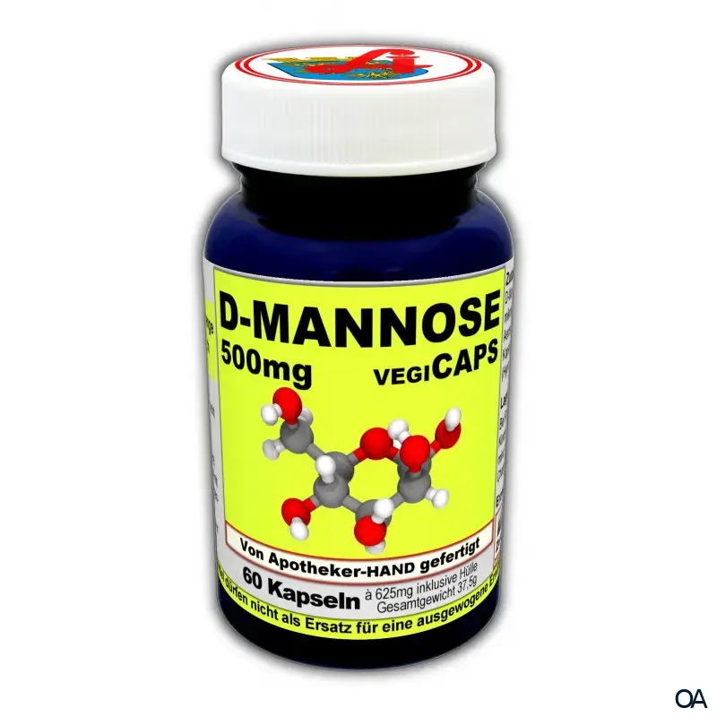 D-Mannose 500 mg Vegi-Kapseln