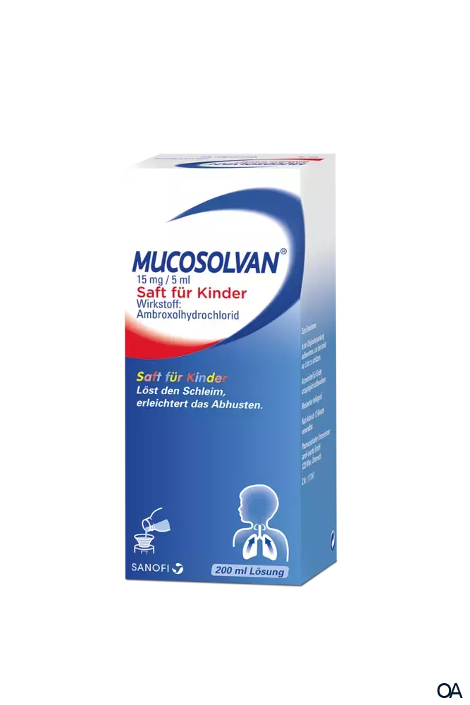 Mucosolvan® Kinder 15 mg / 5 ml Saft