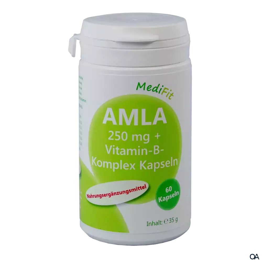 MediFit Amla 250 mg + Vitamin-B-Komplex Kapseln