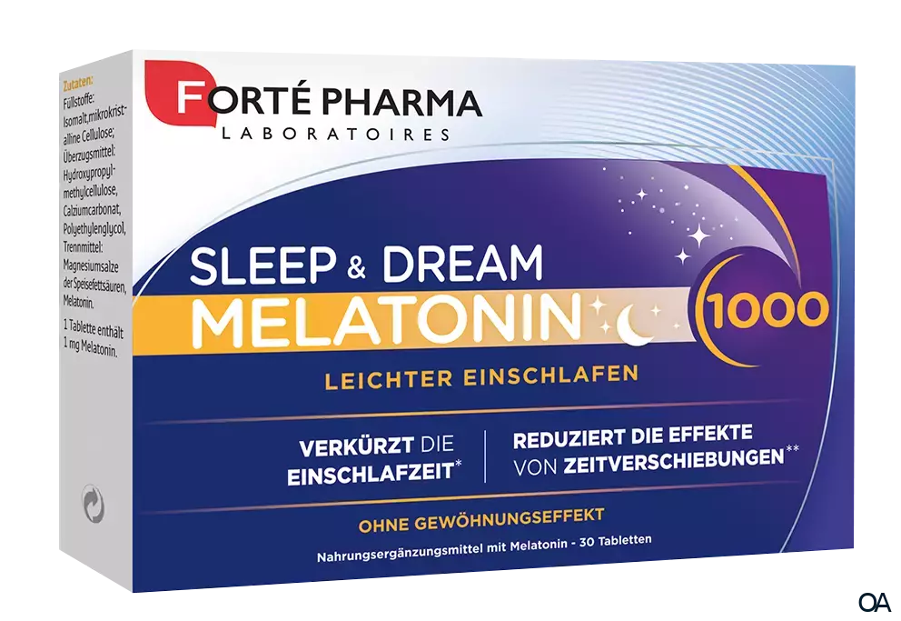 FORTÉ PHARMA Sleep & Dream Melatonin 1000 Tabletten