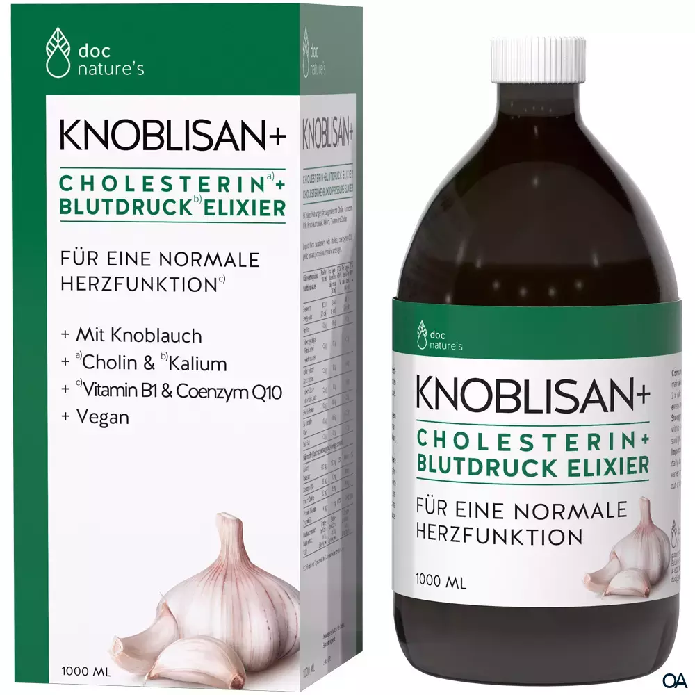 doc nature’s KNOBLISAN+ Cholesterin + Blutdruck Elixier