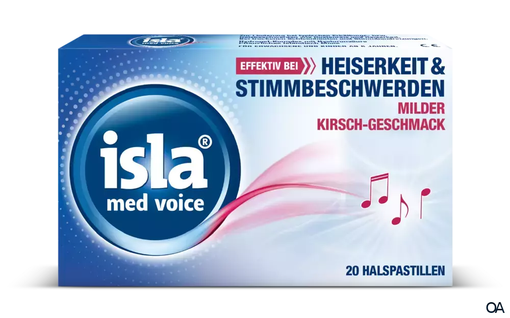 isla® med voice Kirsche Pastillen