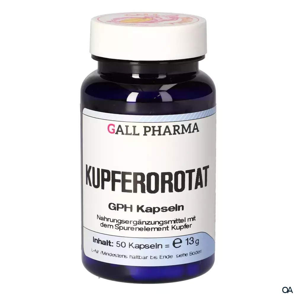 Gall Pharma Kupferorotat Kapseln