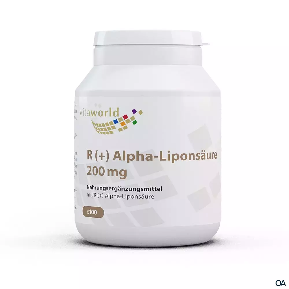 Vitaworld R (+) Alpha-Liponsäure 200 mg Kapseln