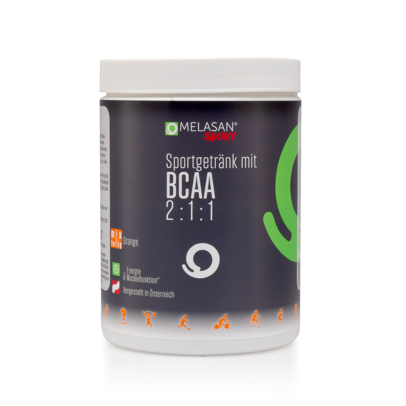 Melasan Sport Sportgetränk mit BCAA 2:1:1 Pulver Orange Melasan Sport Sportgetränk mit BCAA 2:1:1 Pulver Orange