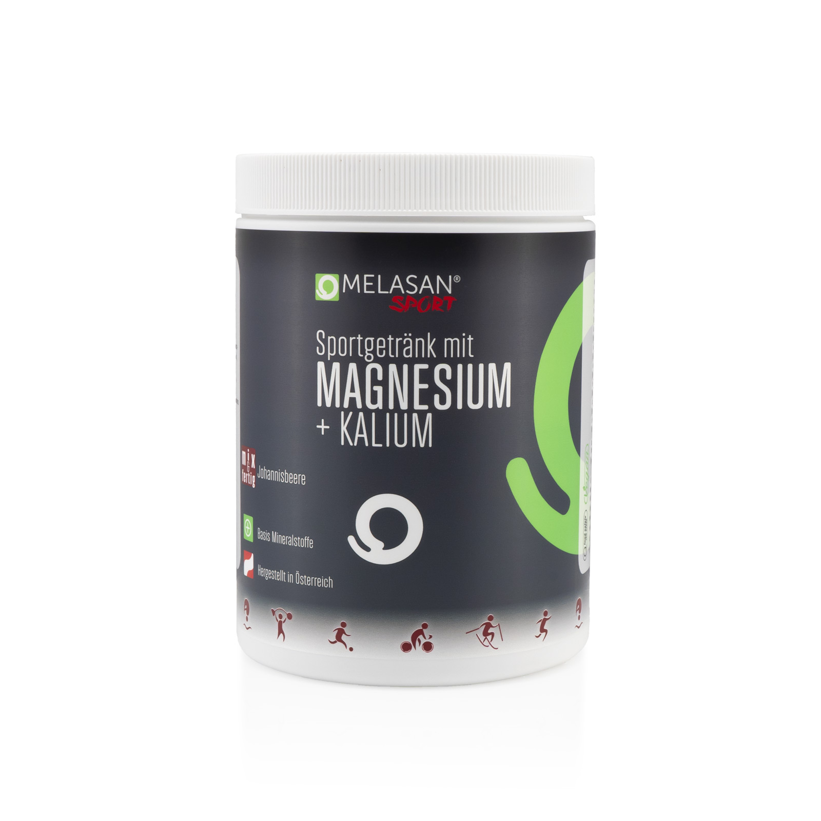 Melasan Sport Sportgetränk mit Magnesium + Kalium Pulver Johannisbeere Melasan Sport Sportgetränk mit Magnesium + Kalium Pulver Johannisbeere