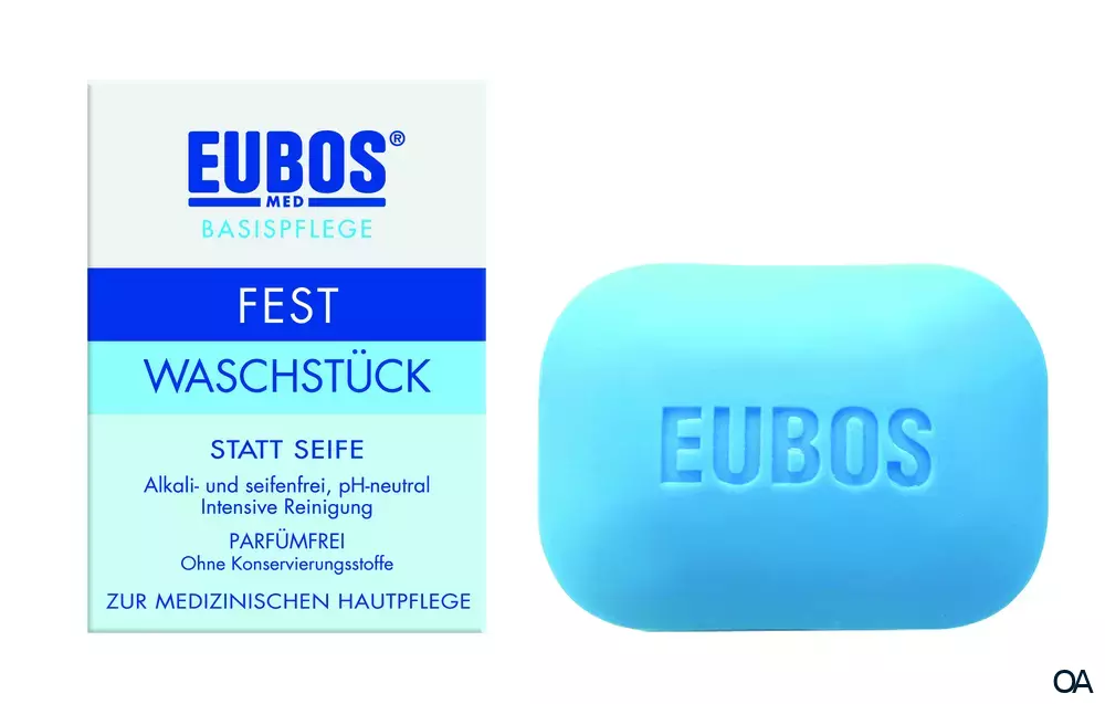 Eubos FEST WASCHSTÜCK BLAU - PARFÜM-FREI