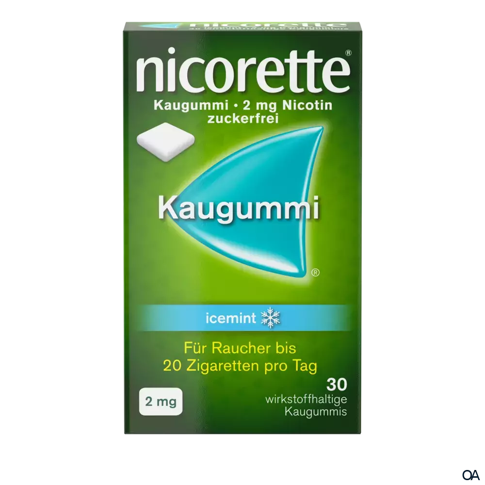 Nicorette® Icemint 2 mg - Kaugummi zur Raucherentwöhnung