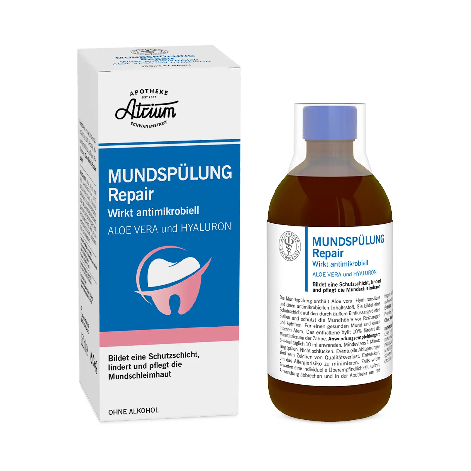 ATRIUM Mundspülung Repair mit Aloe Vera & Hyaluronsäure