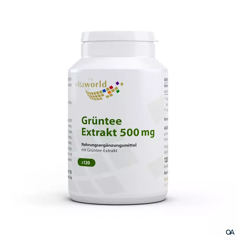 Vitaworld Grüntee Extrakt 500 mg Kapseln