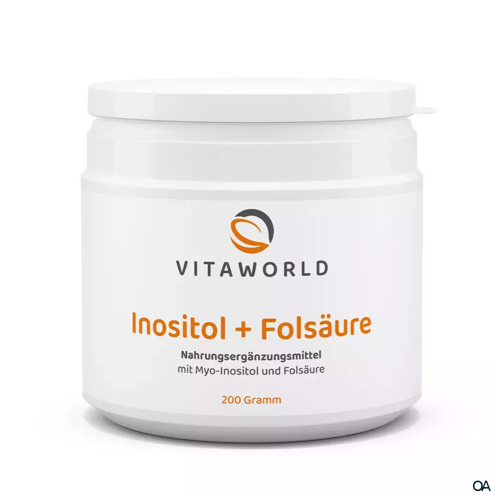 Vitaworld Inositol + Folsäure Pulver