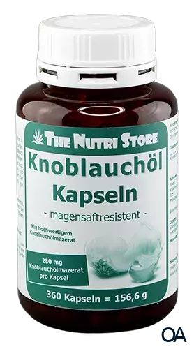 The Nutri Store Knoblauchöl magensaftresistente Kapseln