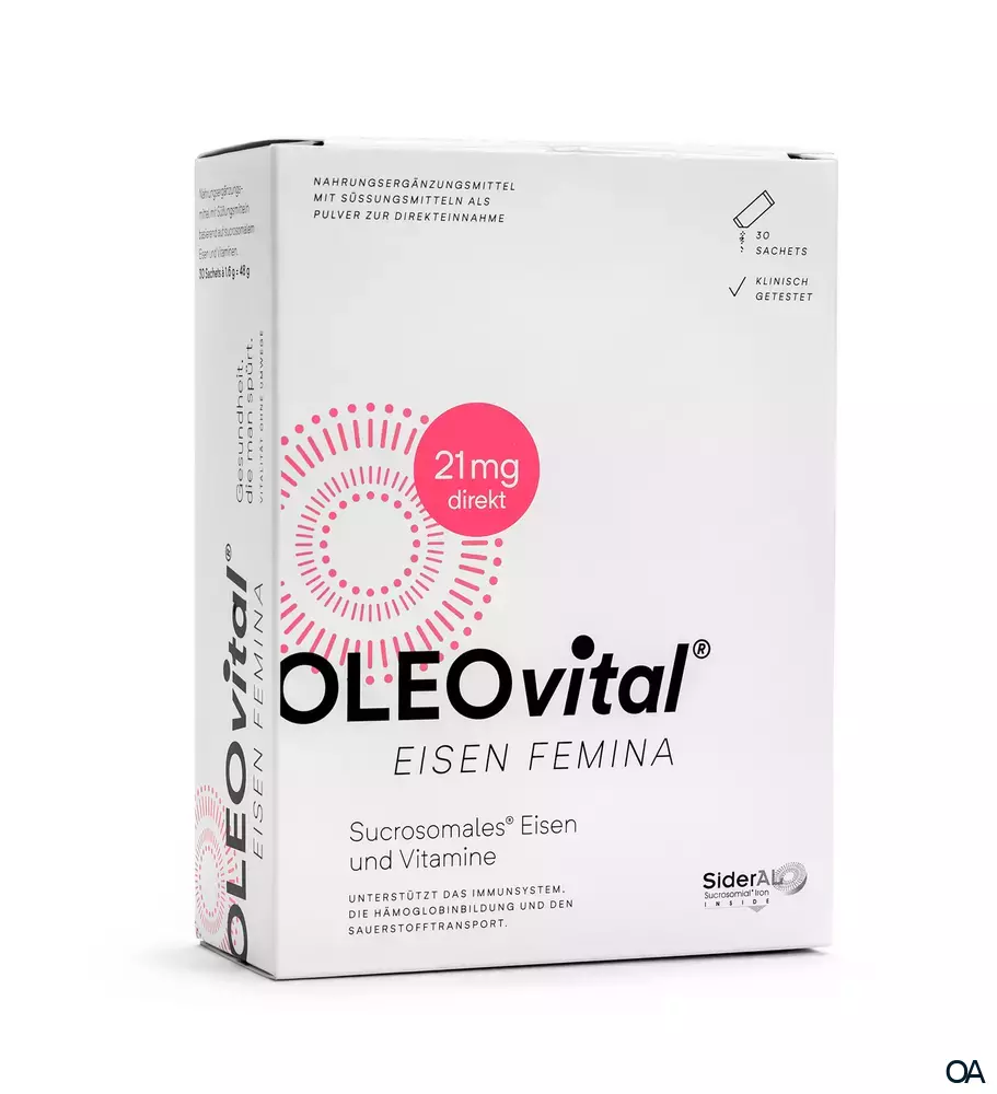 OLEOvital® EISEN FEMINA  (21 mg) Sachets