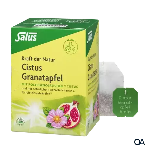 Salus Kraft der Natur Cistus Granatapfel Früchte-Kräutertee