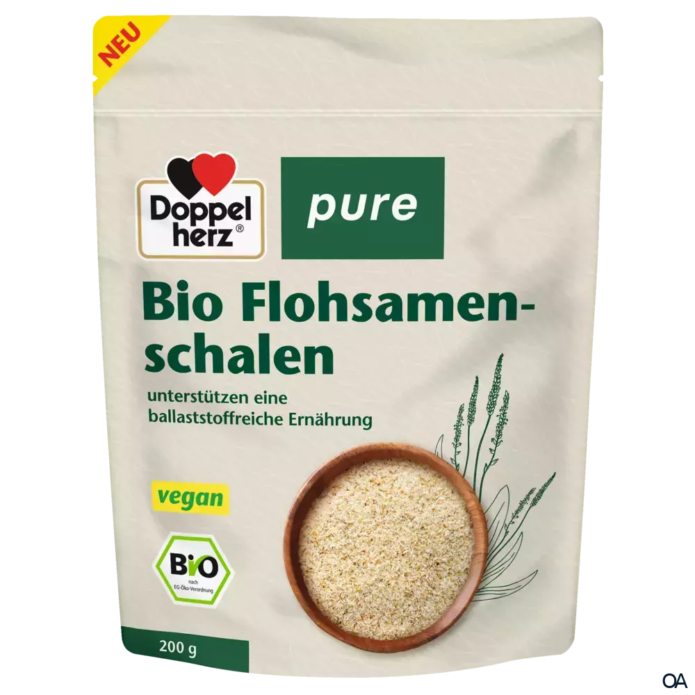 Doppelherz pure Bio Flohsamenschalen