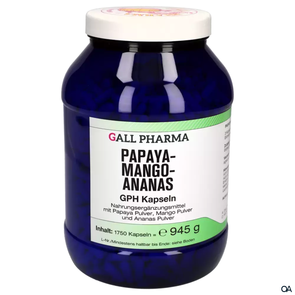 Gall Pharma Papaya Mango Ananas Kapseln