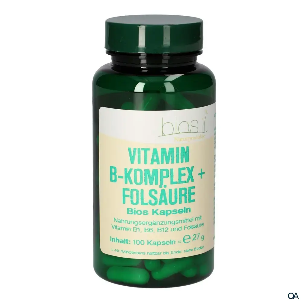 Bios Vitamin B Komplex + Folsäure Kapseln