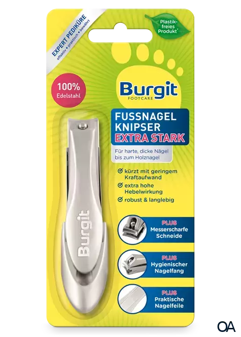 Burgit Footcare Fußnagel Knipser Extra Stark