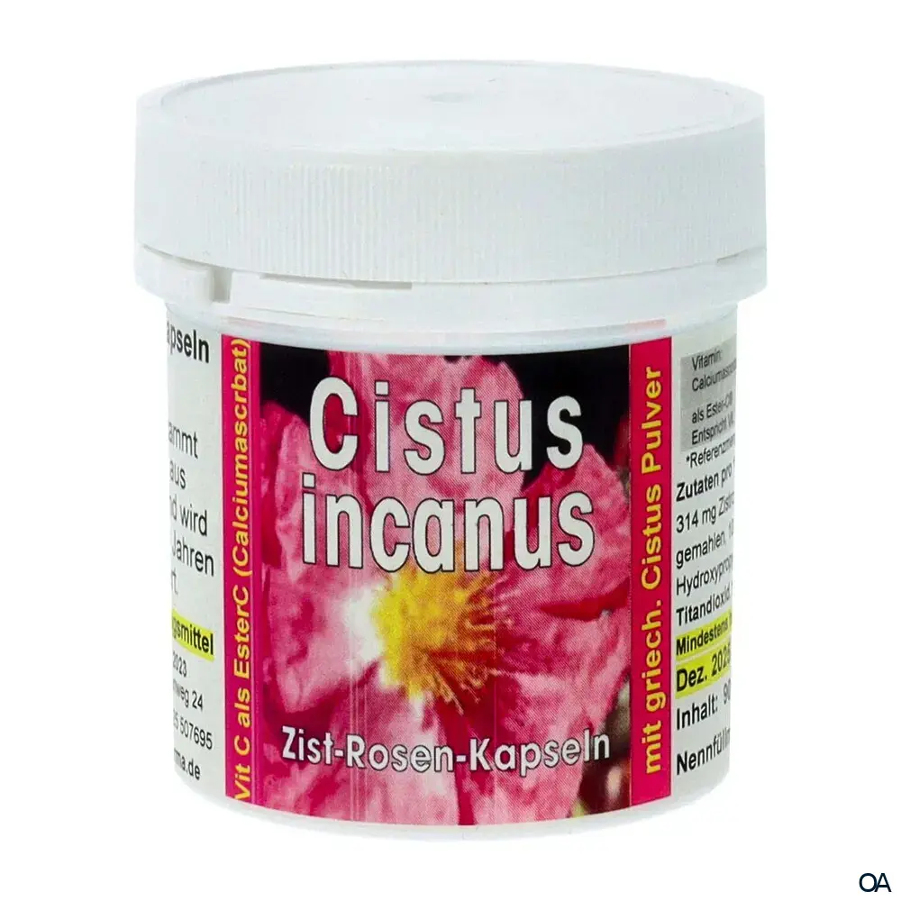 Cistus Incanus (Zist-Rosen) 400 mg Kapseln