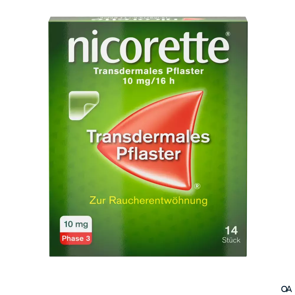 Nicorette 10 mg/16 h – transdermales Pflaster Nicorette 10 mg/16 h – transdermales Pflaster
