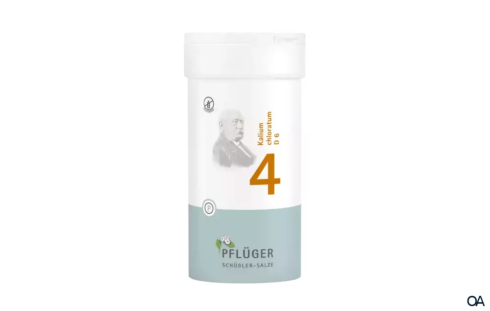 BIOCHEMIE PFLÜGER® Nr. 4 Kalium chloratum D 6 Tabletten