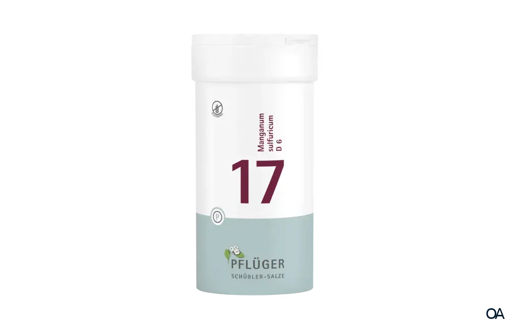 BIOCHEMIE PFLÜGER® Nr. 17 Manganum sulfuricum D 6 Tabletten