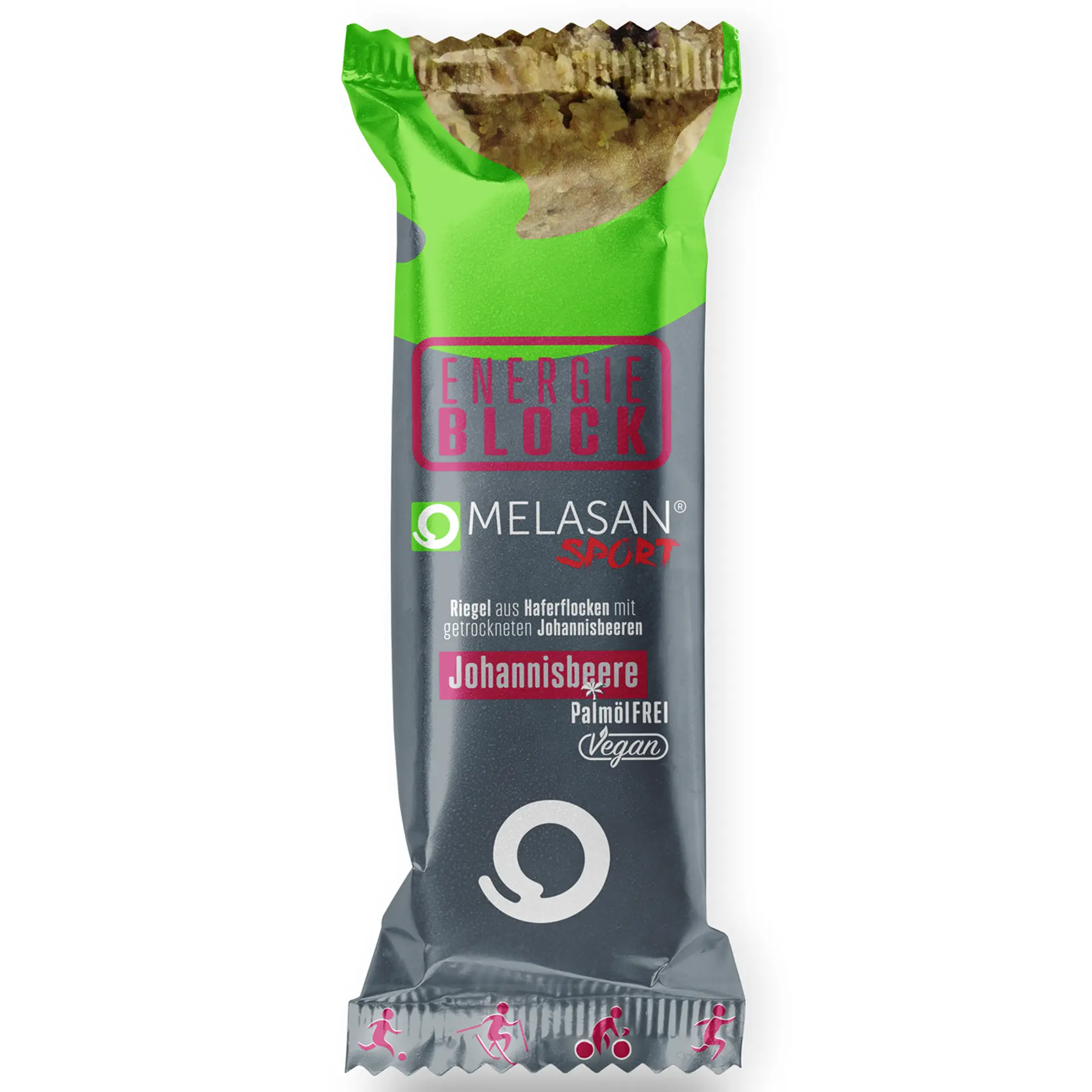Melasan Sport Energieblock Johannisbeere 65 g
