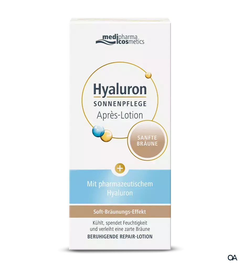 medipharma comestics Hyaluron Sonnenpflege Aprés-Lotion Sanfte Bräune