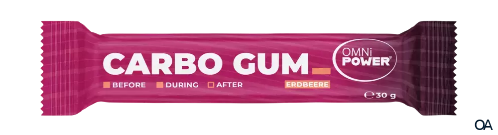OMNi-POWER® CARBO GUM Erdbeere OMNi-POWER® CARBO GUM Erdbeere