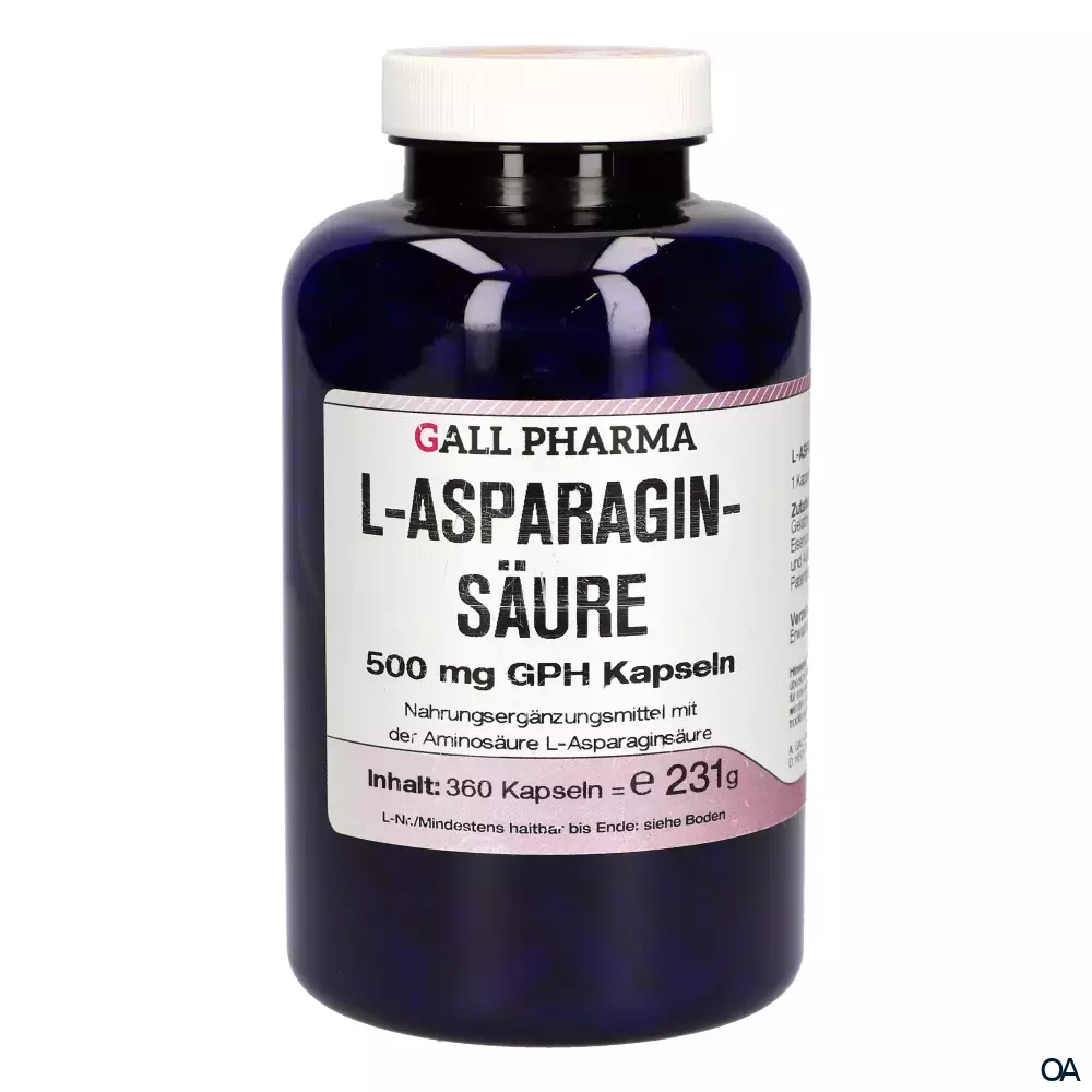 Gall Pharma L-Asparaginsäure 500 mg Kapseln