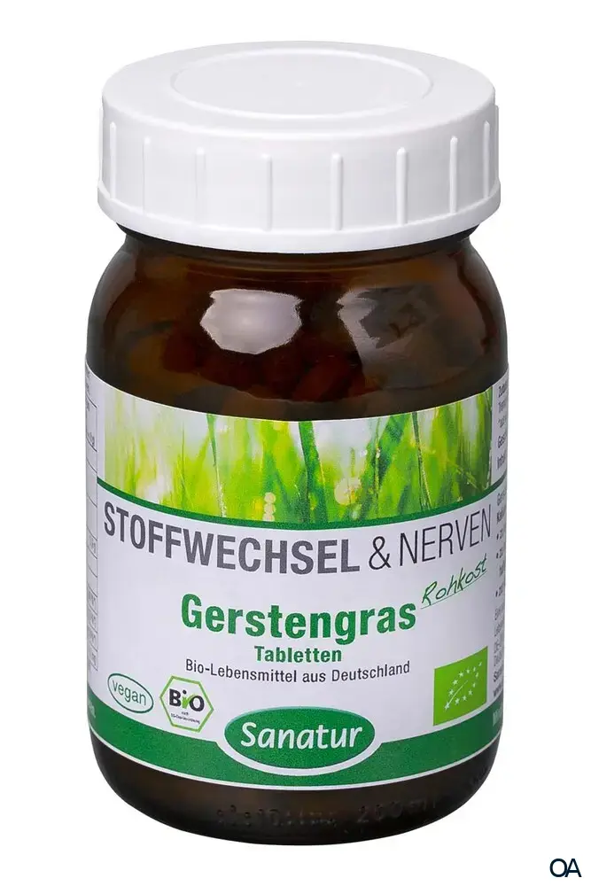 Sanatur Gerstengras BIO Tabletten