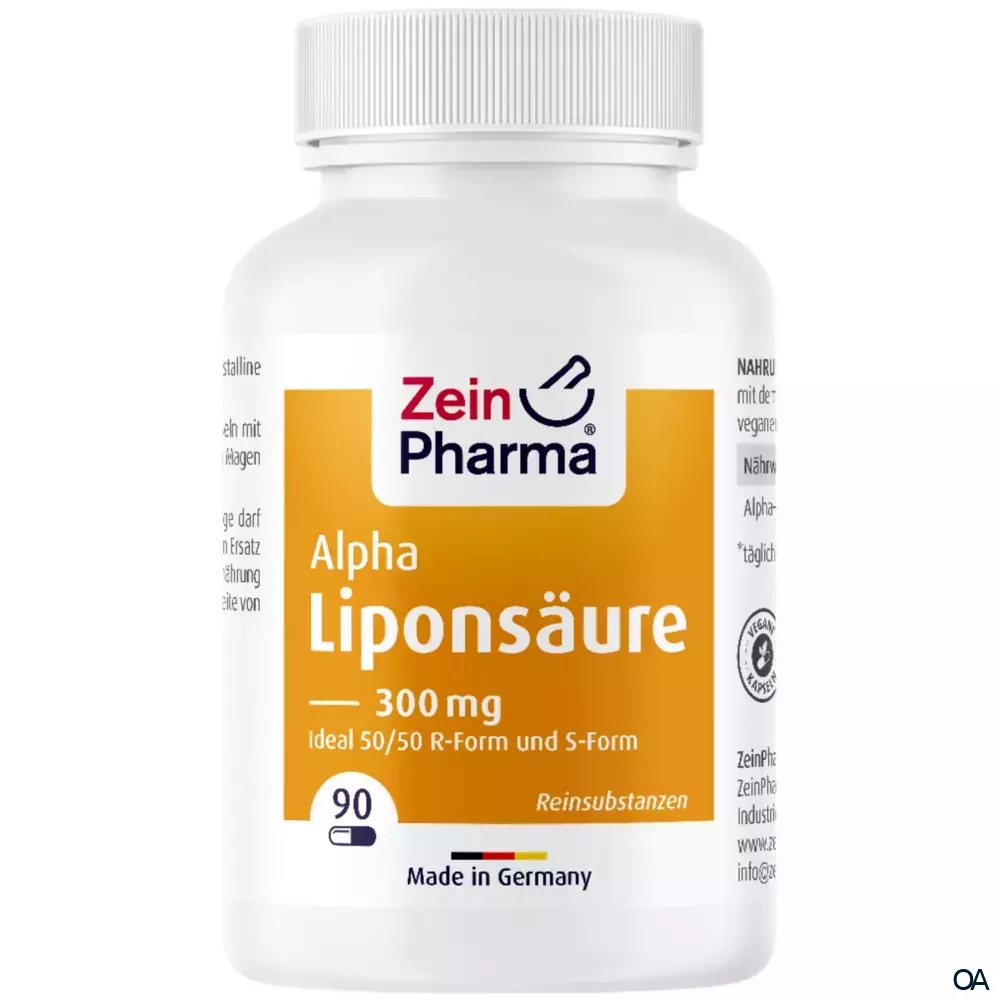 Zeinpharma Alpha-Liponsäure 500 mg Kapseln