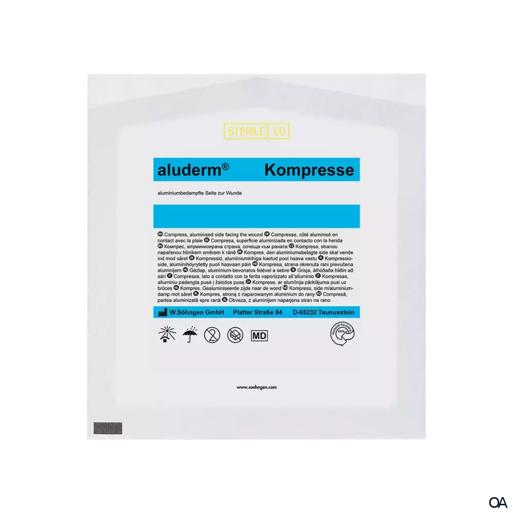 aluderm® Kompresse steril 10 x 15 cm