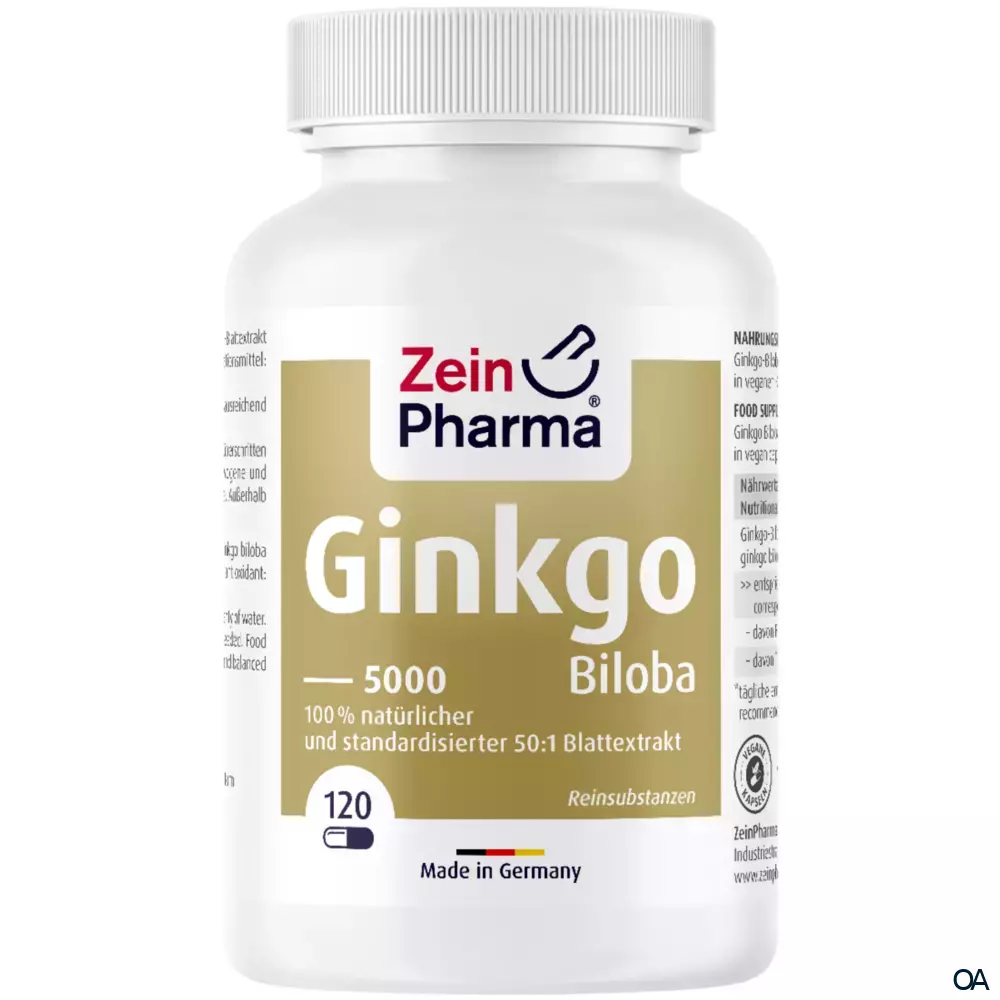 ZeinPharma Ginkgo Biloba 5000 Kapseln