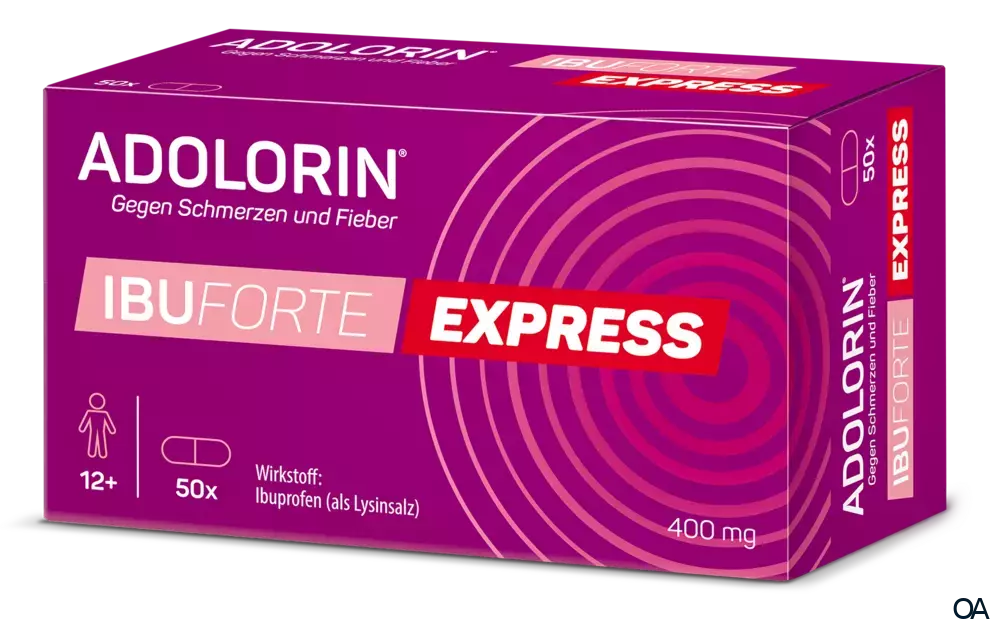 Adolorin Ibuforte Express 400 mg Filmtabletten Adolorin Ibuforte Express 400 mg Filmtabletten