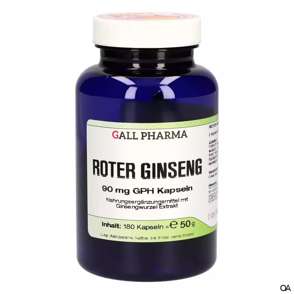 Gall Pharma Roter Ginseng 90 mg Kapseln