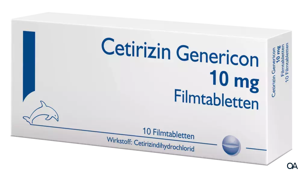 Cetirizin Genericon® 10 mg Filmtabletten