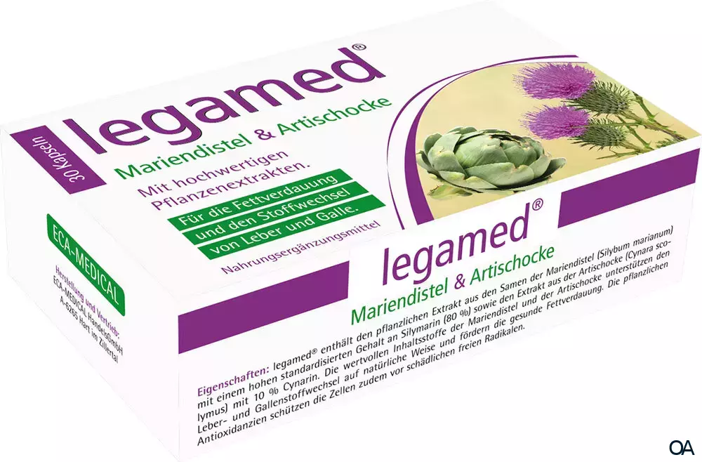 legamed® Mariendistel- & Artischocke-Kapseln