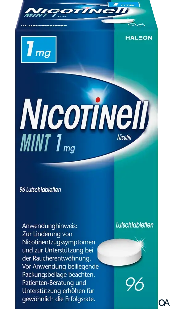 Nicotinell Mint 1mg-Lutschtabletten Nicotinell Mint 1mg-Lutschtabletten
