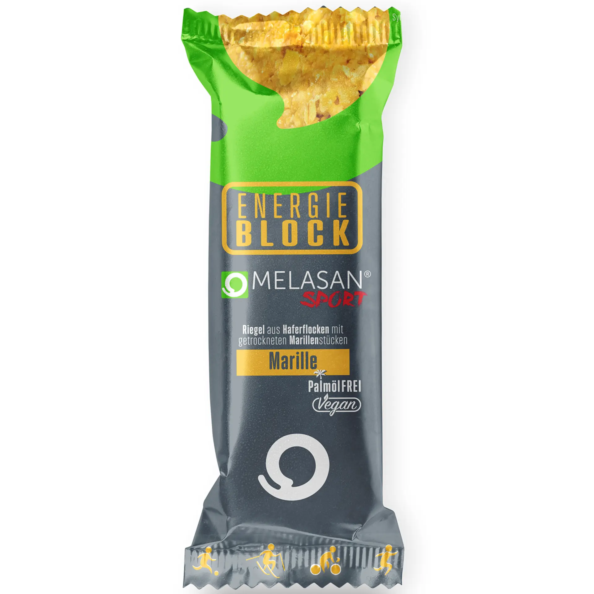 Melasan Sport Energieblock Marille 65 g