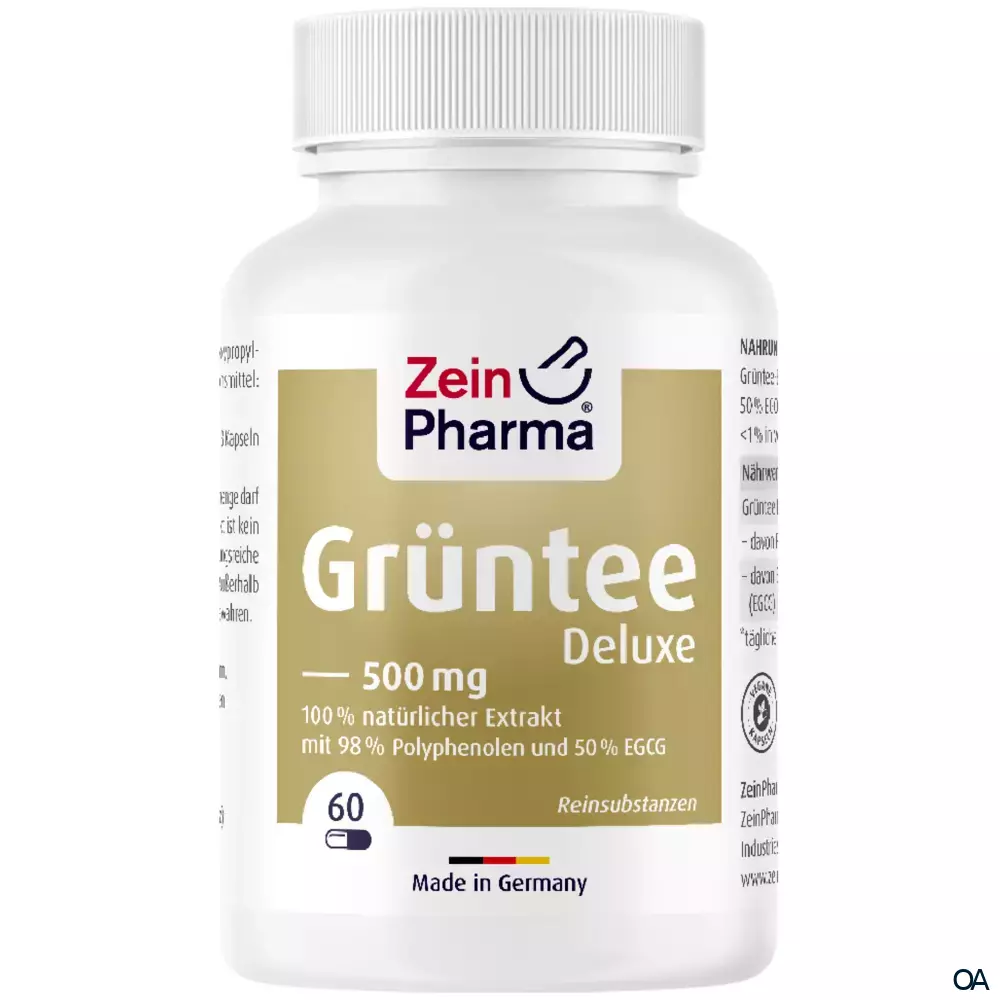 ZeinPharma Grüntee Deluxe 500 mg Kapseln