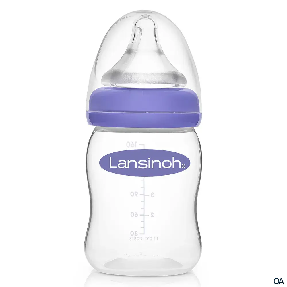 Lansinoh® Babyflasche mit NaturalWave® Sauger (Größe Medium) 240 ml