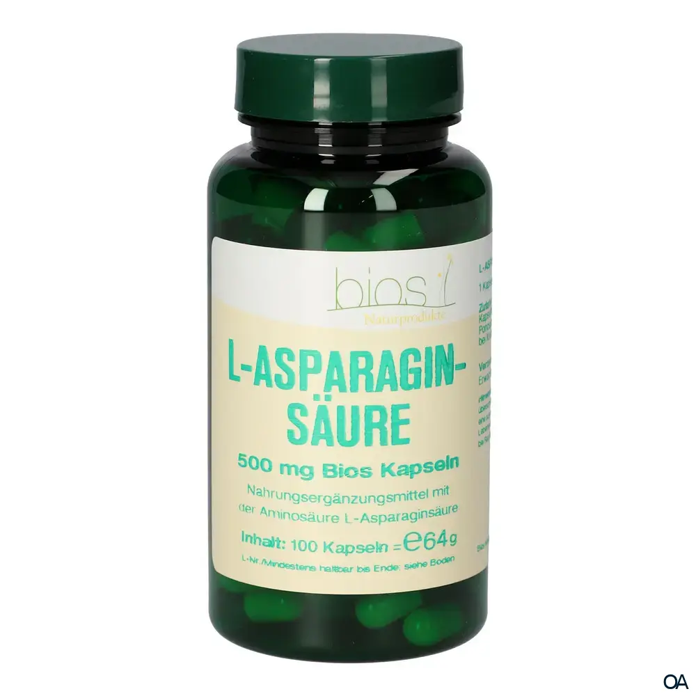 Bios L-Asparaginsäure 500 mg Kapseln