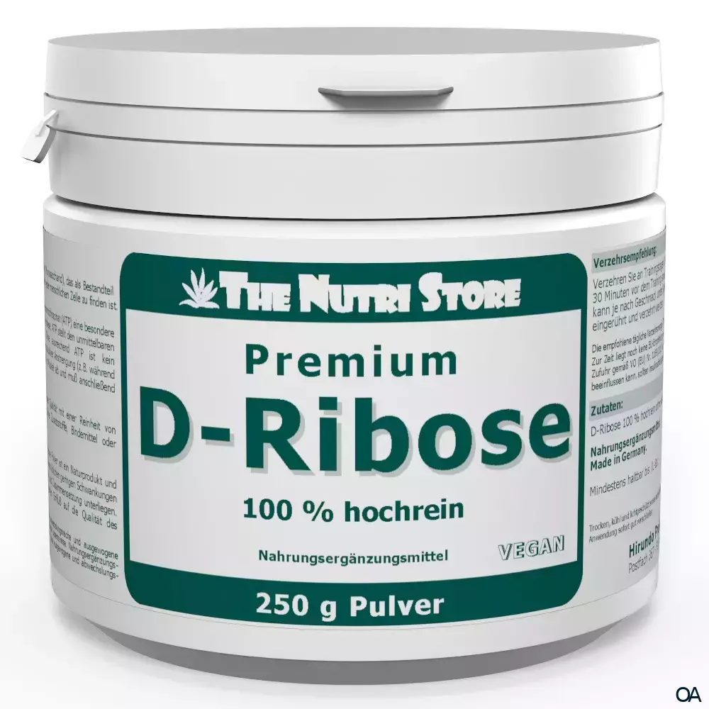 The Nutri Store Premium D-Ribose 100% rein Pulver