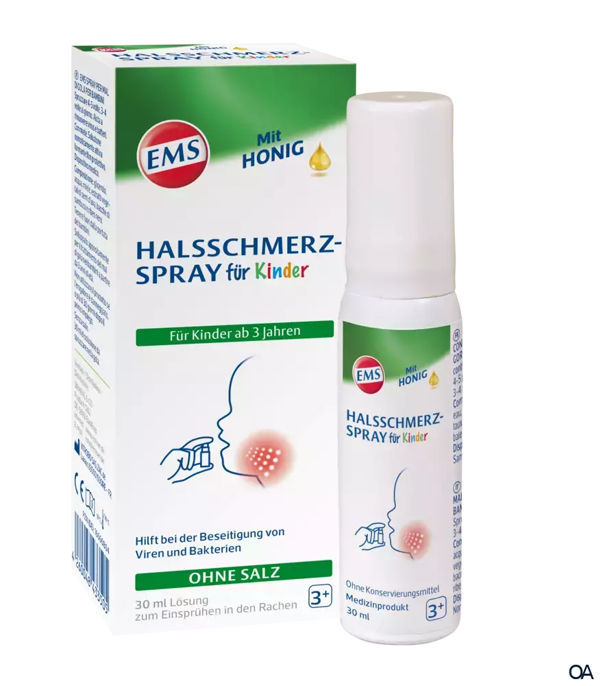 EMS Halsschmerz-Spray für Kinder mit Honig