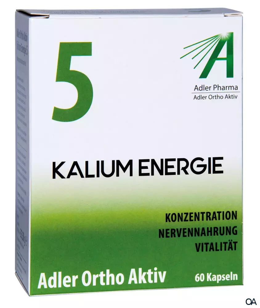 Adler Ortho Aktiv Nr. 5 Kalium Energie Kapseln