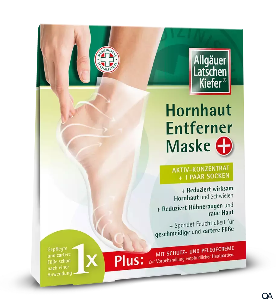 Allgäuer Latschenkiefer® Hornhaut Entferner Maske Plus